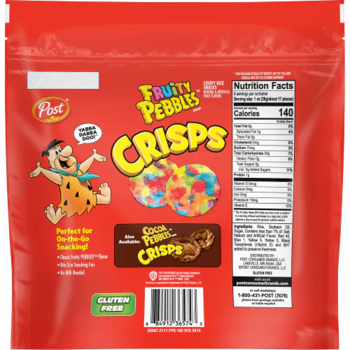 Fruity Pebbles Nutrition Facts