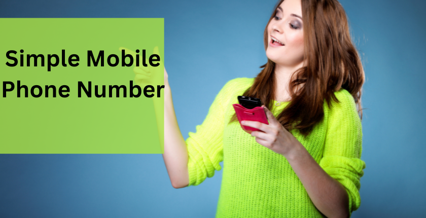 Simple Mobile Phone Number