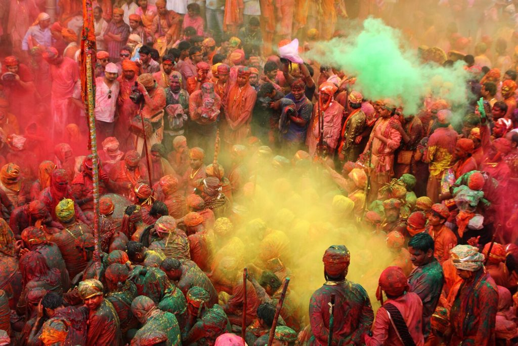 famed indian festival filled with color